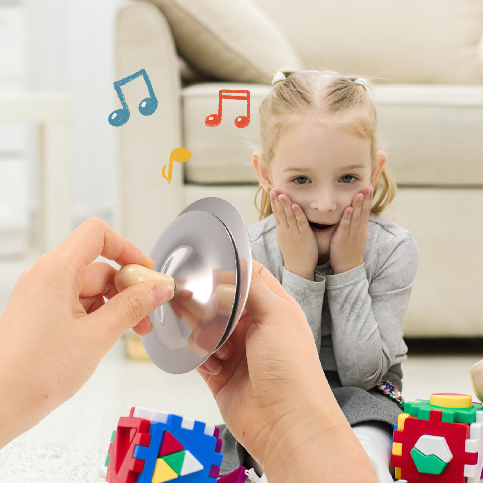 2Pcs Small Finger Cymbals Kids - огляд і ціна Kids Education Tools